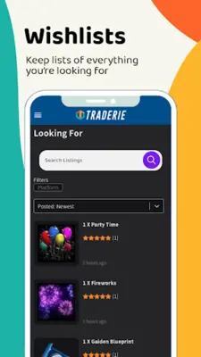 Traderie android App screenshot 2